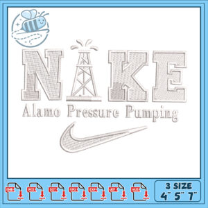 Alamo Pressure Pumping Nike Embroidery