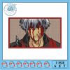 Anime Inspired Embroidery Design with Dragon Theme