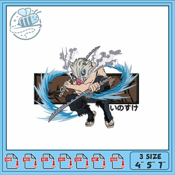 Anime Style Embroidery Design for Unique Crafts