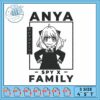 Anya forger poster embroidery , anya forger cute​ ​embroidery