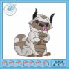 Appa with clouds embroidery , avatar appa​ ​embroidery