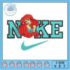 Anime Nike Embroidery Design