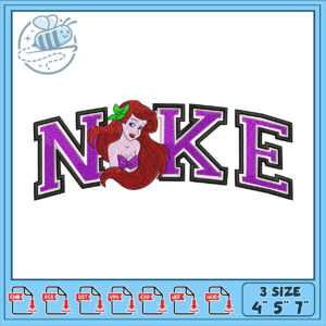 Ariel Name Embroidery Design