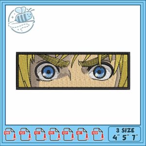 Armin arlert eye chibi embroidery , armin attack on titan​​ ​embroidery