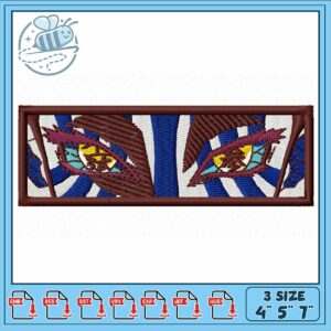 Artistic Eye Design Embroidery File for All Machines