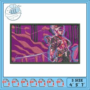 Asta box art design embroidery , asta black clover​ ​embroidery