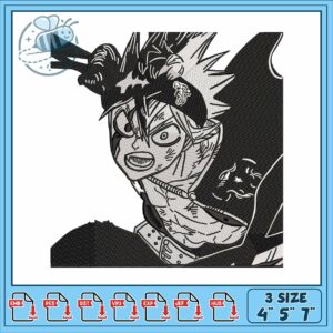 Asta face art design embroidery Asta face art design embroidery