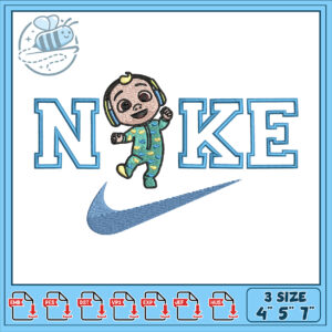 Baby Nike Embroidery Design