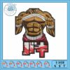 Baki anime design embroidery, baki anime​​​​​ embroidery