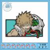 Baki laser eye embroidery , baki characters​ ​embroidery