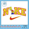 Barbie Nike Embroidery Design 3 Sizes