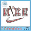 Baseball Nike Embroidery Design