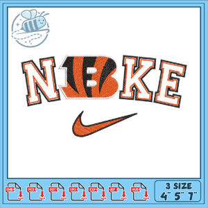 Bengals Nike Embroidery Design