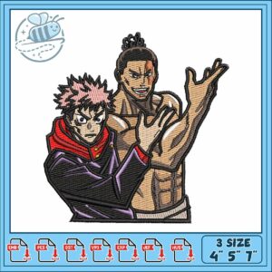 Best friends itadori embroidery 