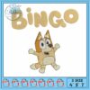 Bingo design hand embroidery, cartoon bingo images​​ embroidery