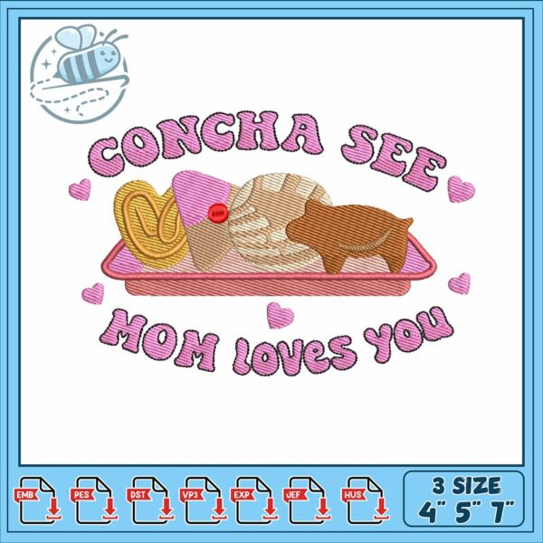 Bingo design mom love embroidery, the sign bluey​ embroidery