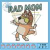 Bingo rad mom design embroidery, bluey characters names​​ embroidery