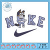 Bluey Nike Embroidery Design, 3 Sizes