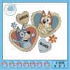 bluey 2 embroidery