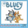 Bluey and bingo art embroidery, bingo from bluey​ embroidery