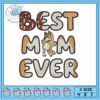 Bluey best mum ultimate embroidery, bluey characters​ embroidery