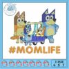 Bluey cartoon family embroidery, bluey movie​​ embroidery