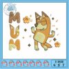 Bluey collect egg design embroidery, bluey the sign​​ embroidery