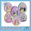 Bluey dog jack embroidery, bluey season 2​​​ embroidery
