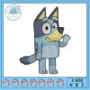 Bluey is unacceptable embroidery, bluey meme​ embroidery