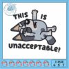 Bluey hello face cartoon embroidery, bluey font​ embroidery
