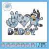 Bluey mom doing great embroidery, bluey clothes​ embroidery