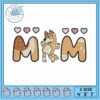 Bluey logo grandma embroidery, the sign bluey​​​ embroidery