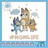 Bluey mom est 2018 embroidery, bluey stickers​ embroidery