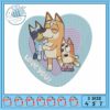 Bluey say hello dad cartoon embroidery, blueys big play​ embroidery