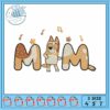 Bluey take bingo design embroidery, bluey costume​​​ embroidery