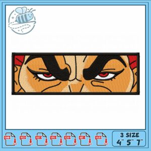 Bold Embroidery Design for Unique Custom Projects