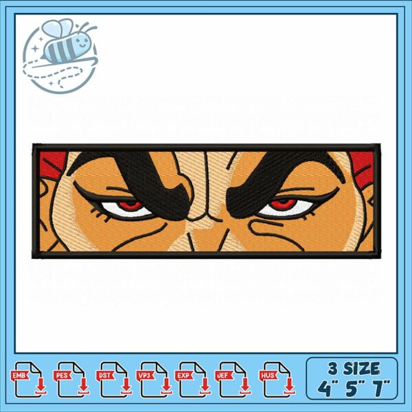 Bold Embroidery Design for Unique Custom Projects