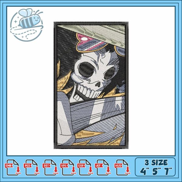 Bounty brook poster art embroidery, one piece brook​ ​embroidery