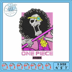 Bounty brook poster embroidery, brook one piece​ ​embroidery