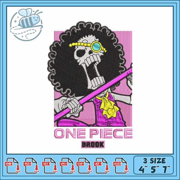 Bounty brook poster embroidery, brook one piece​ ​embroidery