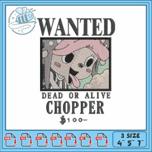 Bounty chopper embroidery 