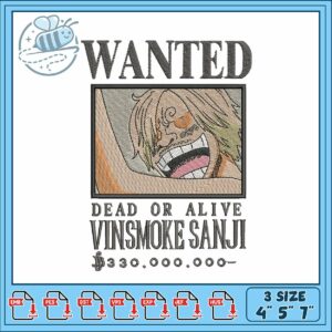 Bounty sanji embroidery 