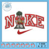 Bride Nike Embroidery Design 4x5x7 Inch