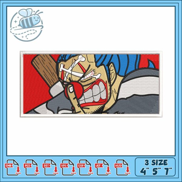Buggy face one piece embroidery, buggy from one piece​ ​embroidery