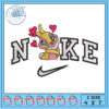 Bulbasaur Nike Style Embroidery Design for All Sizes