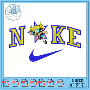 Buttercup Nike Embroidery Design