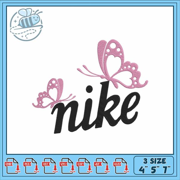 Butterfly Embroidery Design for Apparel and Crafts