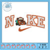 Carolina Panthers Nike Swoosh Embroidery Design