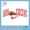 Cars Nike Embroidery Design 4x5x7 Inch