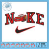 Chameleon Nike Embroidery Design